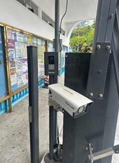 中環聖約瑟堂車牌識別鏡頭及讀卡器