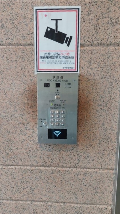 大廈入口對講門口機及讀卡器