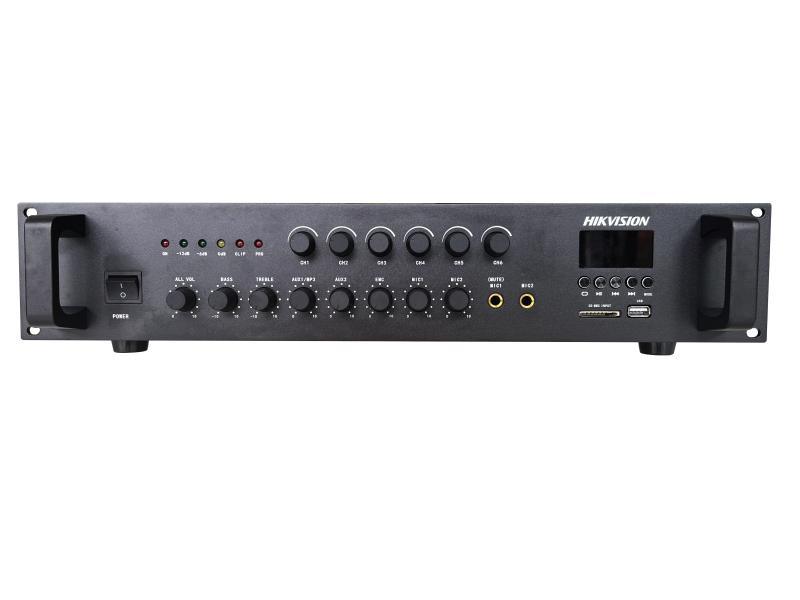 HIKVISION DS-QAE0A240G1-VB6 240W 6-Zone Analog Amplifier