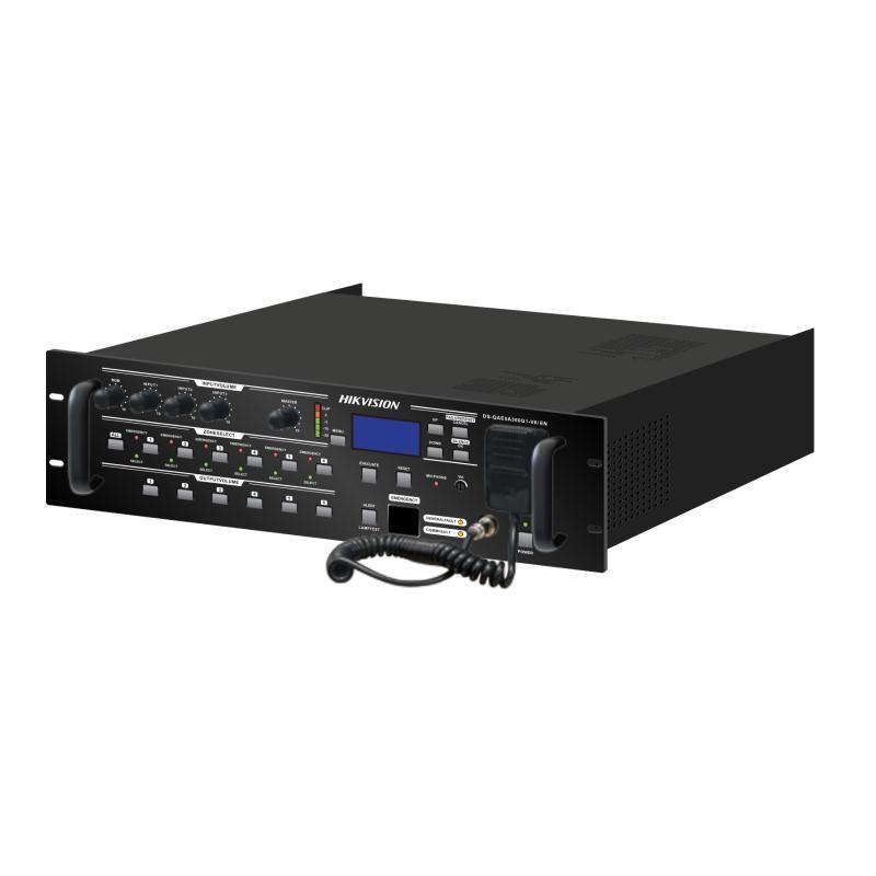 HIKVISION DS-QAE0A360G1-V6/EN 360W 6-Zone EVAC Amplifier