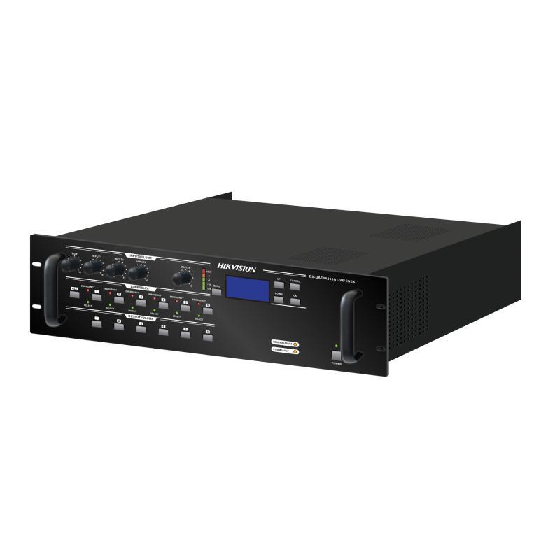 HIKVISION DS-QAE0A360G1-V6/ENEX 360W 6-Zone EVAC Expansion Amplifier