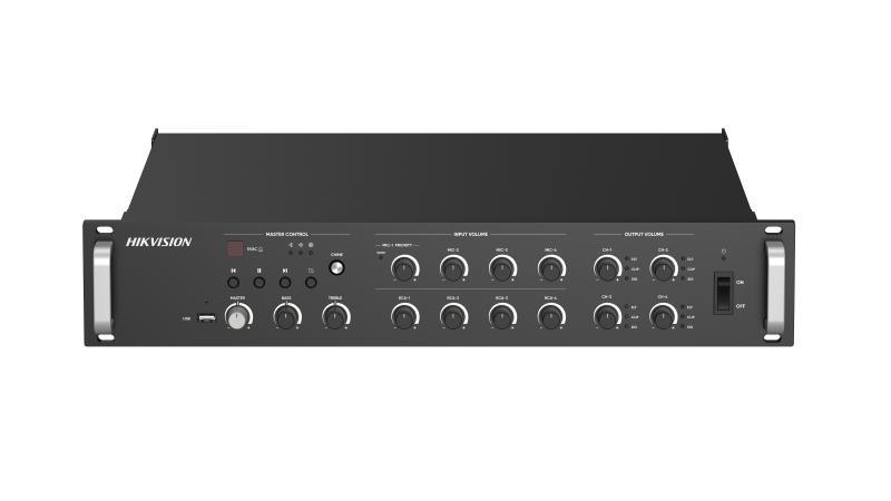 HIKVISION DS-QAZ1A1000G1-VB4(B) 1000W 4-Zone Network Amplifier