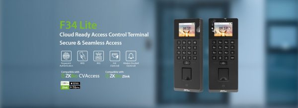 ZKTeco F34 Lite Fingerprint Access Control Terminal
