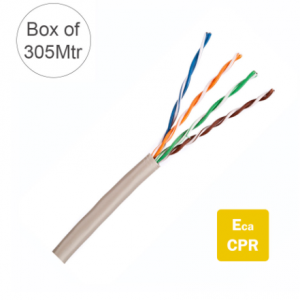 Ultima Cat5e UTP 4 Pair LSZH Cable Grey 305M/BOX