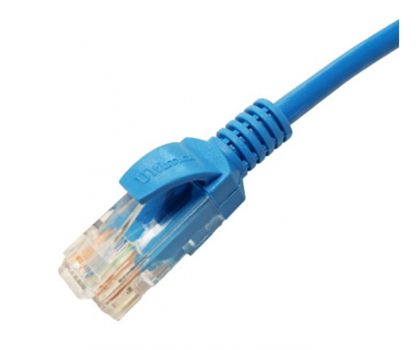 Ultima Cat5e UTP PVC Moulded Patch Lead Light Blue 5M