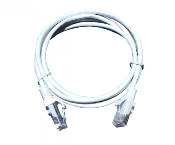Ultima Cat5e UTP PVC Moulded Patch Lead White 5M