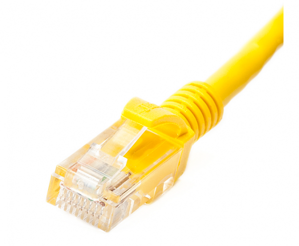 Ultima Cat5e UTP PVC Moulded Patch Lead Yellow 1M