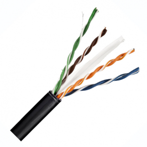 Ultima Cat6 UTP 4 Pair LSZH Cable Black 305M/BOX