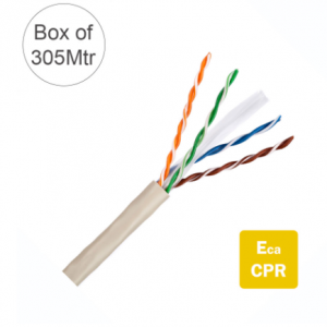 Ultima Cat6 UTP 4 Pair LSZH Cable Grey 305M/BOX
