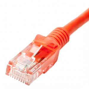 Ultima Cat6 UTP LSZH Moulded Patch Lead Orange 2M