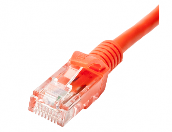 Ultima Cat6 UTP LSZH Moulded Patch Lead Orange 3M