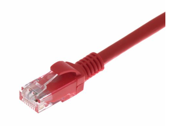 Ultima Cat6 UTP LSZH Moulded Patch Lead Red 1M