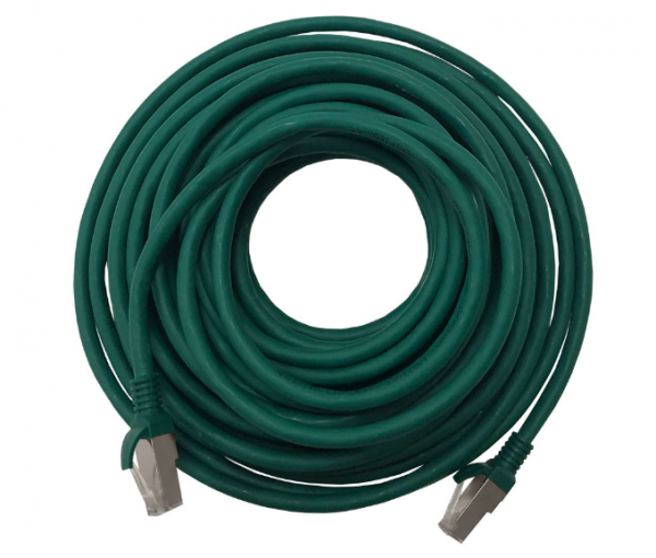 Ultima Cat6A SFTP Patch Lead LSZH 26AWG Green 5M