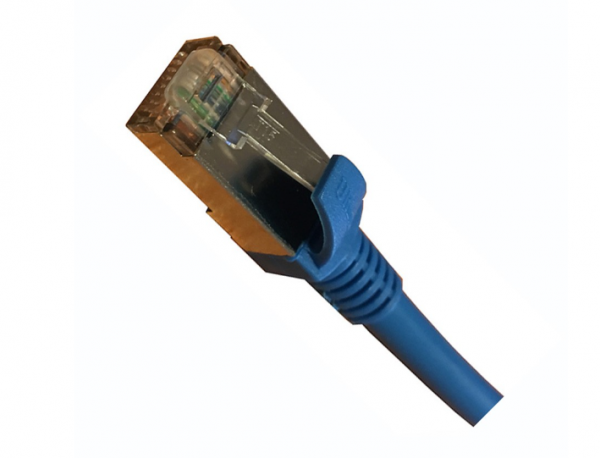 Ultima Cat6A S/FTP Patch Lead LSZH 26AWG Light Blue 2M