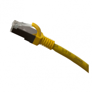 Ultima Cat6A S/FTP Patch Lead LSZH 26AWG Yellow 1M