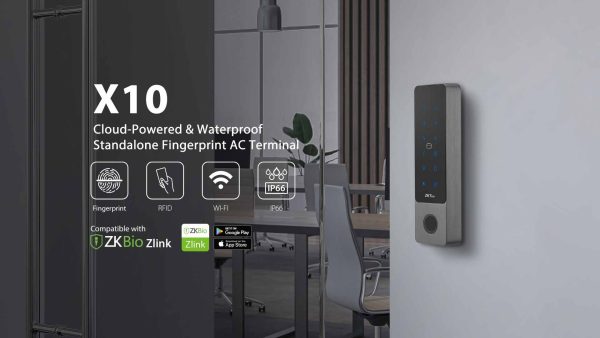 ZKTeco X10 Outdoor Fingerprint RFID Access Control Terminal