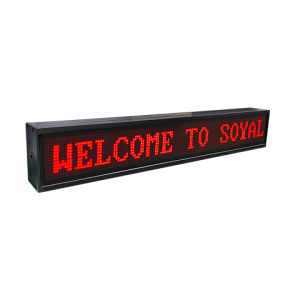 Soyal AR-LD-BN08 LED Display Board (Black Alluminum)