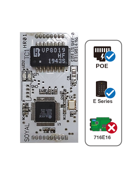 Soyal AR-MDL-NETWORK-POE E Series Controller TCP/IP Module (Supports External PoE Module)