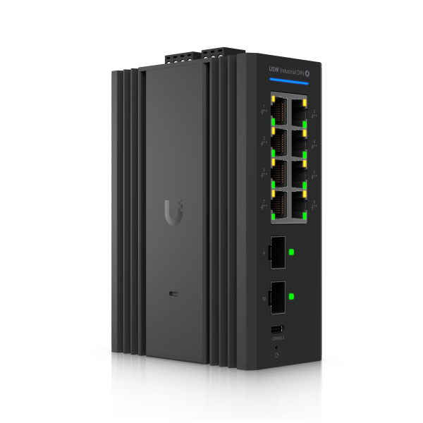 UBIQUITI USW-Industrial-DIN-8-PoE (480W)
